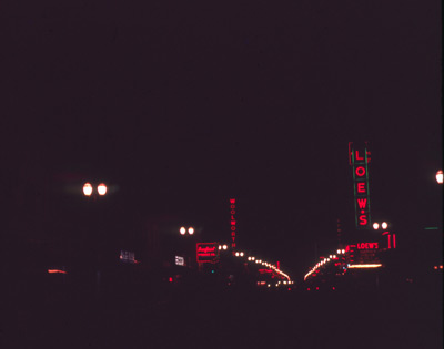 Victory Theater at Night