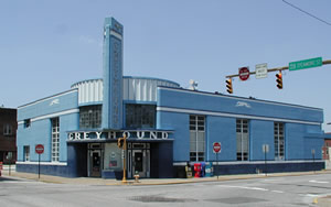 Greyhound Bus Station Evansville, IN Summer 2001